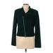 Worth New York Jacket: Short Green Print Jackets & Outerwear - Women's Size 10