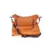 Hobo Bag International Leather Satchel: Orange Ombre Bags