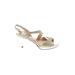 Nina Sandals: Gold Shoes - Women's Size 6