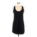 LA Made Casual Dress - Mini Scoop Neck Sleeveless: Black Solid Dresses - Women's Size Medium