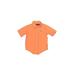 Ralph Lauren Short Sleeve Onesie: Orange Solid Bottoms - Size 2Toddler