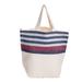 Sailor,'Hand-Woven Reversible Cotton Tote Bag with Colorful Stripes'