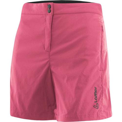 LÖFFLER Damen Shorts W BIKE SHORTS X-SHORT-E CSL, Größe 44 in Pink