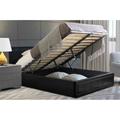 Home Treats Leather Ottoman Bed Frame Single Bed With Storage