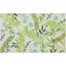 Leaf Fronds Kitchen Rug by Mohawk Home in Natural (Size 18 X 30)