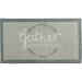 Gather Table Grey Kitchen Rug by Mohawk Home in Grey (Size 24 X 45)