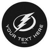 Tampa Bay Lightning 27'' Personalized Hockey Puck Mat