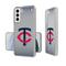 Minnesota Twins Linen Logo Galaxy Clear Case