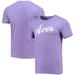 Men's Homefield Heathered Purple Evansville Aces Vintage Basketball Jersey Script T-Shirt