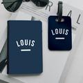 Navy Personalised Passport Cover