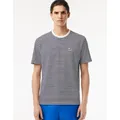 Men's Lacoste Men's Heavy Cotton Striped T-Shirt - Size: 42