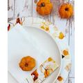 Charger Plates - Place Mats Sousplats Covers Napkins Removable Washable Fabrics Tablescape Autumn Leaves Tablarts