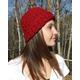 Crochet Hat Women Beanie Hat For Slouchy Red