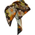 100% Floral Silk Scarf/ Reversible Double Sided/ Wrap/ Shawl/Evening Cover Up/ Gifts For Her/Gifts For Traveler