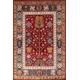 5x7 Tree Of Life Red Area Rug, Wool Natural Colors , 5x6'8 Ft Afghan Hand Knotted Rug For Living Room, Home Decoration, Office