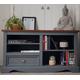 Sold Sold - Tv Stand Sideboard Console Table -Grey & Dark Oak