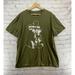 Disney Shirts | Disney Mickey Mouse T-Shirt Mens Sz 2xl Green Winter Silhouette Tee | Color: Green | Size: 2xl