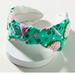Anthropologie Accessories | Anthropologie X Llani Isobel Embroidered, Beaded Green, Pink & White Headband | Color: Green/Pink | Size: Os