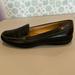 Coach Shoes | Coach Danae Womens Size 5m Leather Loafers Flat Shoes Black Slip On Stitching | Color: Black | Size: 5