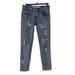 Brandy Melville Jeans | Brandy Melville Juniors Size 23 Distressed Mid Rise Jeans | Color: Blue | Size: 23