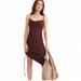 Free People Dresses | Free People Intimately Day To Night Printed Retro Slip Dress In Red & Black | Color: Black/Red | Size: M