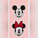 Disney Bath | Disney Mickey & Minnie Mouse Bath Mat Set | Color: Black/White | Size: Os