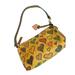 Dooney & Bourke Bags | Dooney & Bourke Vtg Mini Barrel Bag Yellow Hearts Leather 6451 Shoulder Small | Color: Yellow | Size: Small