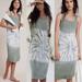 Anthropologie Dresses | Anthropologie Saturday Sunday Green Tie Dye Sleeveless Tank Midi Dress Size L | Color: Green/White | Size: L