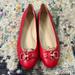 Coach Shoes | Coach Red Ballet Flats | Color: Red | Size: 10
