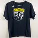 Adidas Shirts | Columbus Crew Soccer Club Tshirt Mls Football Ohio Black Adidas Brand Sz Lrg | Color: Black | Size: L