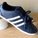 Adidas Shoes | Adidas Womens Coneo Qt Sneaker, New Size 11, Blue/White Stripe, New! | Color: Blue/White | Size: 11