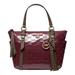 Michael Kors Bags | Michael Kors Signature Nwt Sullivan Patent Leather Top Zip Tote Nwt | Color: Brown/Red | Size: Os