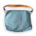 Dooney & Bourke Bags | Dooney & Bourke Denim Canvas Hobo Shoulder Bag Y2k Leather Strap Allover Logo | Color: Blue/Tan | Size: Os