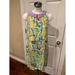 Kate Spade New York Dresses | Kate Spade Yellow Floral Print Collared Long Sleeveless Dress, Size 2 | Color: Yellow | Size: 2