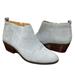 J. Crew Shoes | J. Crew Light Grey Suede Side Zip Booties Size 8 | Color: Gray | Size: 8