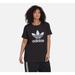 Adidas Tops | Adidas Trefoil Adicolor Classic Women's Black T-Shirt Plus Size 1x | Color: Black | Size: 1x