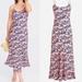 J. Crew Dresses | J. Crew Gwyneth Cupro-Blend Slip Midi Dress In Painted Block Print 6 Nwt | Color: Blue/Purple | Size: 6