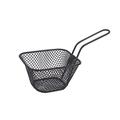 Fry Strainer Oil Skimmer Stainless Steel Chips Fry Baskets French Fries Baskets Food Display Strainers Chef Colander Tools Kitchen Fried Frying (Color : Gray, Size : Large)