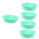 TOPBATHY 5pcs Air Fryer Pan Air Fryer Tray Kitchen Silicone Pot Silicone Liners Pot Liners for Air Fryer Basket Oven Pot Air Fryers Reusable Air Fryer Mat Food Grade Baking Mat