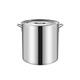 Stainless Steel Stock Pot, Safe Stainless Steel Stock Pot with Lid, Mirror Finish Stainless Steel Stockpot (Size : 41 * 41cm(50L))