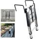 MCZY Telescoping Ladder, Extendable Collapsible Ladders Climb Home Builders Attic Loft Work Place Ladder Load 150Kg Stepladder (Color : Silver, Size : 6.2m) surprise gift