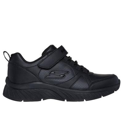 Skechers Girl's Microspec Plus - School Sweets Sneaker | Size 11.0 | Black | Synthetic | Machine Washable