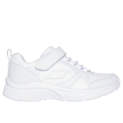 Skechers Girl's Microspec Plus - School Sweets Sneaker | Size 12.0 | White | Synthetic | Machine Washable