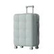 Suitcase Cloud-shaped Trolley Case Large-capacity Ultra-light Suitcase Zipper Suitcase Cute Creative Simple Fashion Suitcase Travel Luggage with Wheels ( Color : Verde , Taille unique : 24inch )