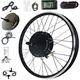 Bicycle Motor Conversion Kit Kit-Electric Bike Kit, 48V 1000W Rear Hub Motor Electric Bike Conversion Kit With Lcd Meter Controller, Ebike Kit For Mountain Road Commuter Bicycle,27.5"