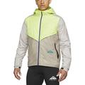 Nike CZ9054-736 M NK SF TRAIL WINDRUNNER JKT Jacket Men's LT LEMON TWIST/MOON FOSSIL/COLLEGE GREY/(BRIGHT SPRUCE) Size L