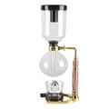 EPIZYN coffee machine 3cup 5cup Home Style Siphon coffee maker Tea Siphon pot vacuum coffeemaker glass type coffee machine filter coffee maker (Color : 5 cup-01)