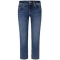 Slim-fit-Jeans PEPE JEANS "Jeans SLIM LW" Gr. 28, N-Gr, blau (blue medium) Damen Jeans Röhrenjeans