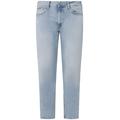 Tapered-fit-Jeans PEPE JEANS "TAPERED JEANS" Gr. 34, Länge 34, light used pf3 Herren Jeans Tapered-Jeans