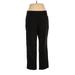 Croft & Barrow Casual Pants - High Rise: Black Bottoms - Women's Size 12